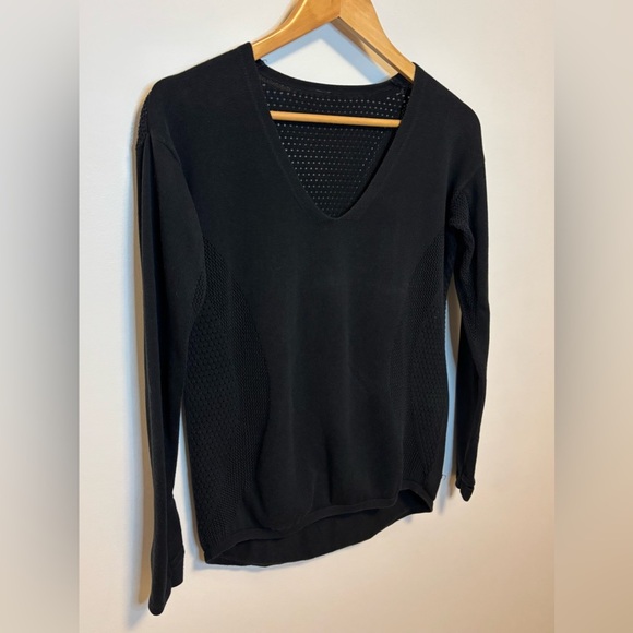 Lululemon Still Movement Sweater | Black | Size 8 - Picture 7 of 9